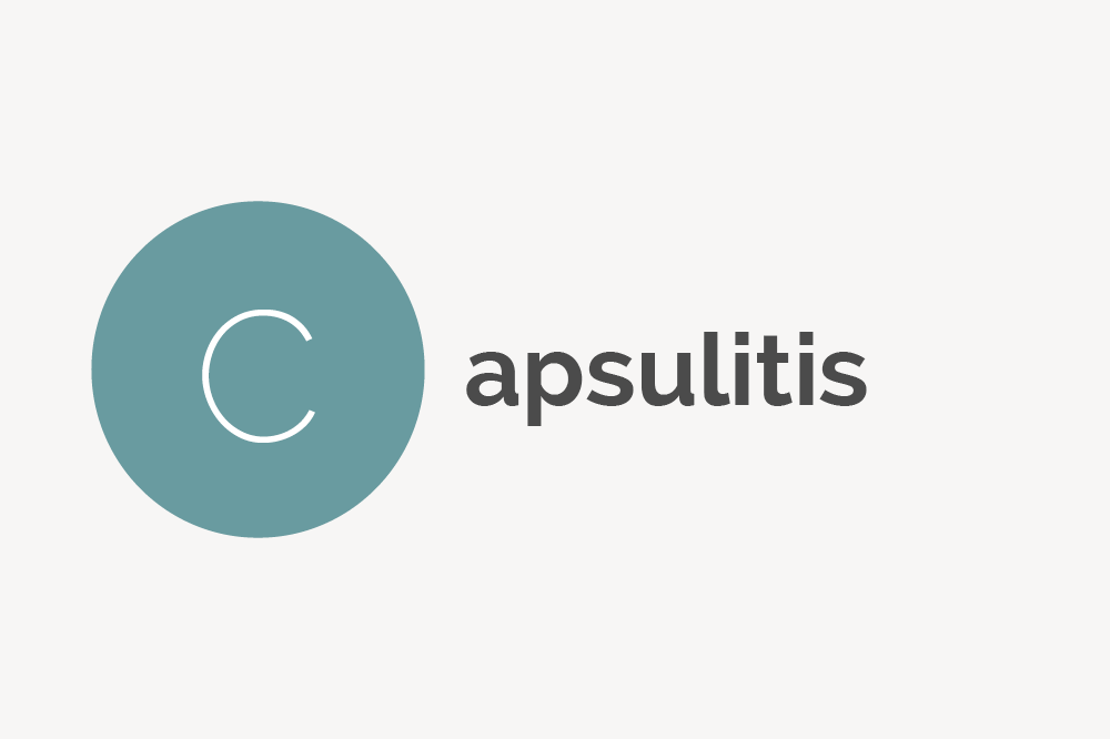 Capsulitis Definition 
