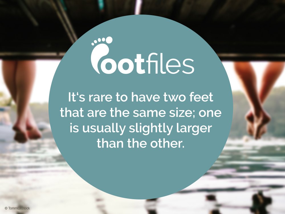 Footfiles Foot Facts Two Feet Different Sizes