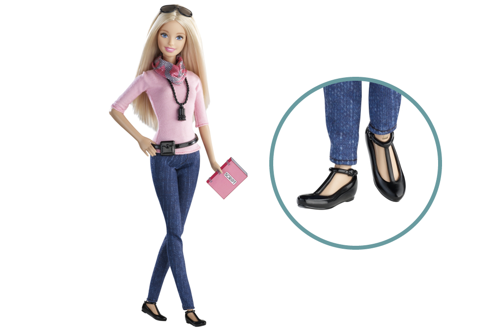She&#039;s Usually All Dolled Up But Barbie Is Wearing Flats Now