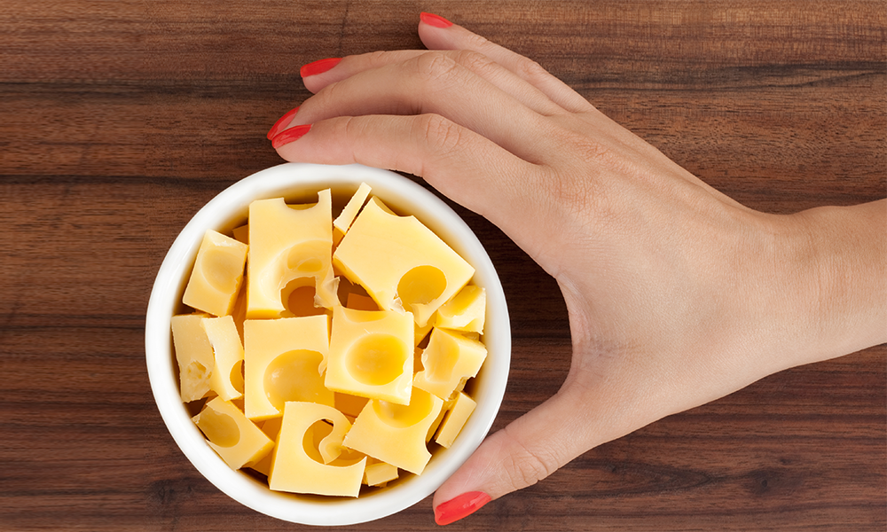 Swiss Cheese Inspired Nail Art Tutorial Manicure Meets Fromage